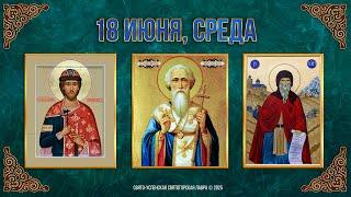 Перенесение мощей блгв.князя Игоря. Свт.Константина, митр Киевского. Прп.Дорофея.18.6.25г. Календарь