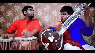 Raga Yaman Kalyan ~ Aahir Ray & Rishiraj Bhattacharya ~ Sitar & Tabla Jugalbandi ~ HD+