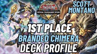 NEW YUGIOH FORMAT!  LEDE SNEAK PEAK 1ST PLACE BRANDED CHIMERA- [SCOTT MONTANO]