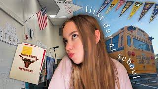 Первый день в Американской школе: VLOG // First day in American high school // Учеба в США