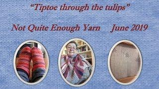 Tiptoe through the tulips - Not Quite Enough Yarn, June 2019