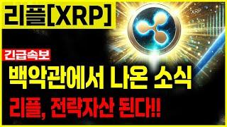 [리플 전망] 백악관에서 나온소식 리플 비트코인 잡는다 #xrp #xrpcoin  #업비트시황 #코인시황 #급등코인추천#리플대응