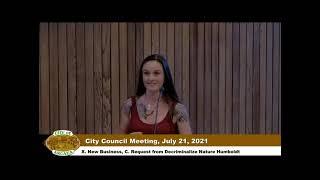 Decriminalize Nature Arcata testimonial: Danielle