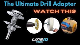 Transform Your Drill Into a Machine for ANYTHING With an Arbor Adapter for Drill | LINE10 TOOLS