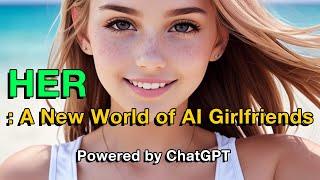 Meet Your AI Girlfriend: Introducing the HER App #chatgpt #aichatbot #aidating