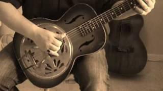 Bottleneck John's vintage 1935 Dobro - sweet resonator tone!