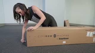 Waterrower CITYROW Max Rower Rowing Machine Assembly | Fitness Direct