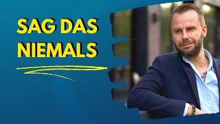 3 Dinge, die du niemals zu einem Mann sagen solltest! Darius Kamadeva Datingcoach und Paartherapeut