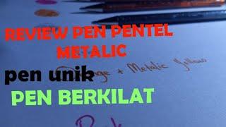 Pen pentel metalic,review pentel pen, #stationery