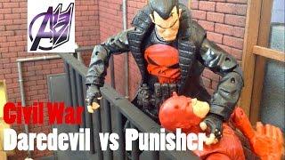 Daredevil Stop Motion-Daredevil vs the Punisher