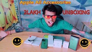 2 लाख UNBOXING IPHONE 13 PRO MAX 256 ALL ACCESSORIES NAMANE D
