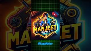 Manjeet Gamer Gaming Logo #gaming #logodesign #viralvideo