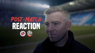 STEVEN SCHUMACHER | Head Coach reacts to Reading away