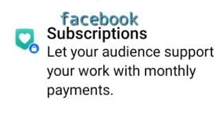 Facebook subscription criteria