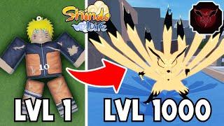 Shindo Life: Noob to Pro Using The New Getsuga Bloodline | Level 1 - 1000