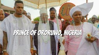 Dynast Amir's Coronation  As Prince Of Ororuwo, Nigeria