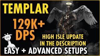 Templar PvE Guide | Magicka & Stamina Builds | 129k+ DPS | High Isle Update in the Description | ESO