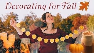 Decorating For Fall ️ Autumnal DIYs, Cozy Drinks, and Nature Walks  A Cozy Fall Vlog