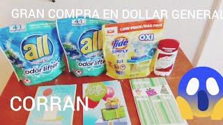 Gran Compra En Dollar General  (Corran)