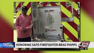 VIDEO: New fire truck honors injured SAFD firefighter Brad Phipps