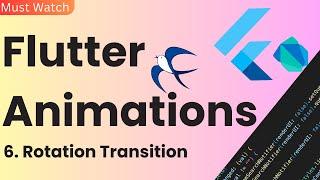 FLUTTER ANIMATION BASICS - ROTATION ANIMATION