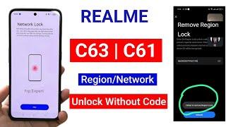 Realme C63,C61 Network Unlock Without Code | Region/Network Unlock No 172 Digit Code File Working