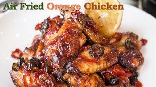 Orange Chicken Wings | Air Fried Korean Chicken Recipe