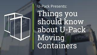 U-Pack Moving Containers