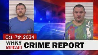 TWO CHARGED WITH TRAFFICKING METH & HEROIN OR OPIUM | WHKY News -- Crime Report: Monday, 10/07/2024