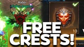 GET YOUR 10 FREE CRESTS NOW! | Diablo Immortal