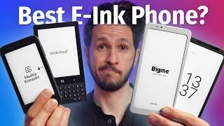 Best E-Ink Phone: Minimal Phone, Bigme Hibreak Pro, Mudita Kompakt or Hisense A9