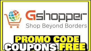 GSHOPPER COUPON 2024 - Promo Code Gshopper Discount Promotion