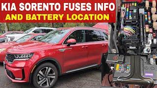 Fuse Box Info & Battery Location || 2023 KIA Sorento Hybrid