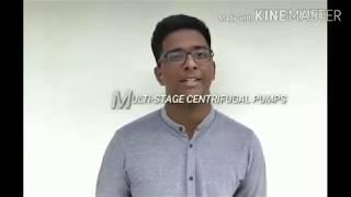 MULTI STAGE CENTRIFUGAL PUMPS - CLASS BY PHIL BIJU  (CET) FOR OPES