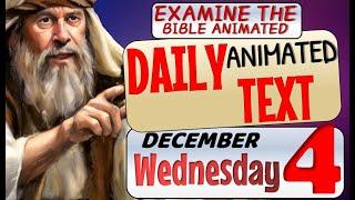 JW DAILY ANIMATED TEXT  ONLY FOR THE HUMBLE  EXAMINE THE BIBLE ANIMATED