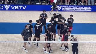 Young KAI MASATO ends USA's campaign as he shines in Japan's straight-set win | Men's VNL 2024