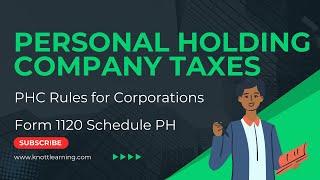 Personal Holding Company Taxes - Schedule PH Form 1120