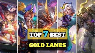 Top 7 Best Gold Laners For Carrying In Solo Rank | Mobile Legends