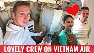 Review: VIETNAM AIRLINES A350 in Business Class - MOST ADORABLE CREW!