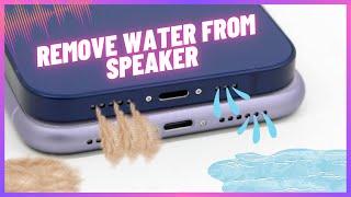 Remove Water from Your Phone Speaker | Speaker DUST cleaning SOUND