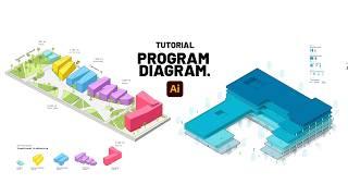 I created a program diagram in two different styles! Illustrator Tutorial