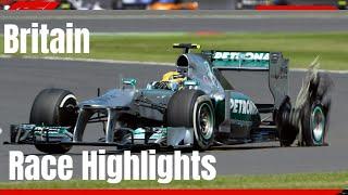 F1 2013 British Grand Prix Race Highlights