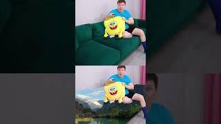TV on the sofa #shorts Tutorial by Happiki