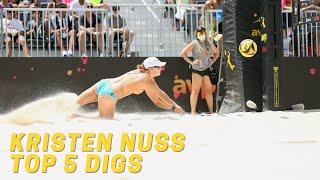 Kristen Nuss TOP 5 DIGS at AVP ATLANTA 2021