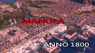 ANNO 1800 ｜Chalchiuhtlicue Blesses Manola ｜New World New Large Island Building Timelapse