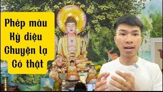 Tranh thờ phật sự bất ngờ đến kỳ lạ khó tin khi trang trí bàn thờ