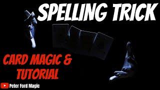 Easy Card Magic - The Spelling Trick - Red NOC Playing Cards