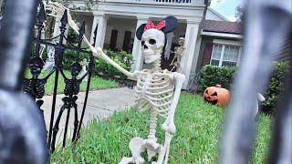 Turning My House Into A Haunted Mansion Cemetery For October- Home Depot & Spirit Halloween Shopping