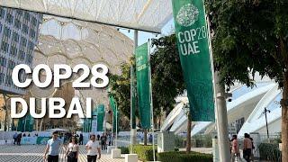 COP28 UAE Dubai Walking Tour 4K - Green Zone