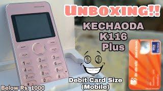 Kechaoda K116 Plus Slim & Stylish Dual Sim phone, With Camera, FM & BT receiver || PG TecH EasY